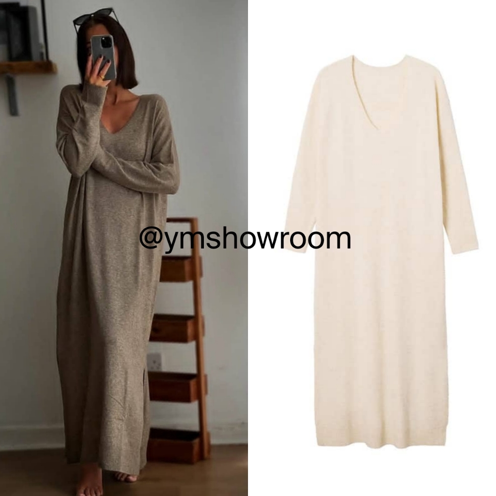🔥Last 1🔥 MANGO Maxi sweater dress